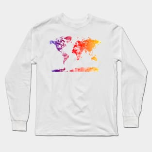 world map Long Sleeve T-Shirt